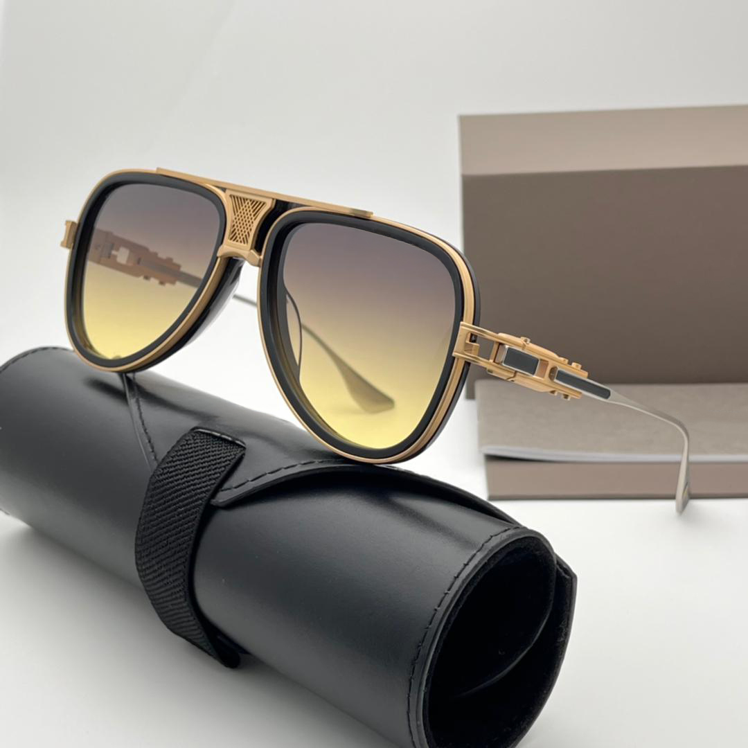 Fashion Sunglasses For Men Women GRAND-DECADE DTS460 Eyewear Designers Trendy Outdoor drive-in Beach Style Anti-Ultraviolet Goggles Oval Full Frame Random Box