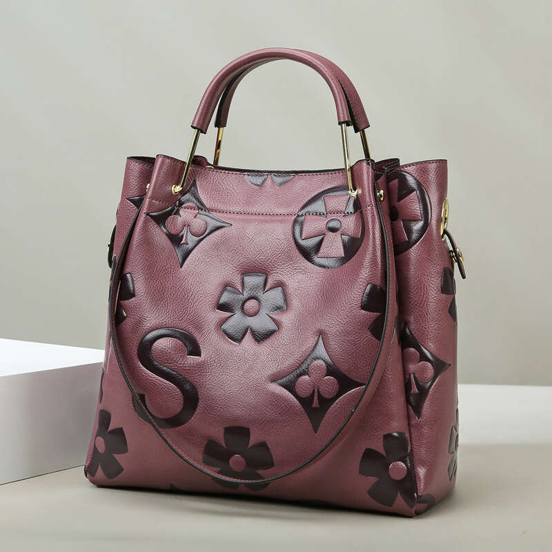 Women's Bags Handbag Advanced High-Capacity Handbag, Elegant And Simple Commuting Style, One Shoulder Crossbody Tote Bag, Women's Bucket Bag