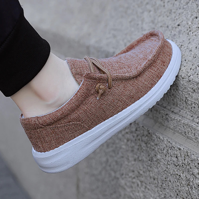 Children Loafers Shoes Boys Flat Sneakers Kids Casual Shoes Toddler Outdoor Lace-up Breathable Shoes Soft Bottom Solid Color 250102