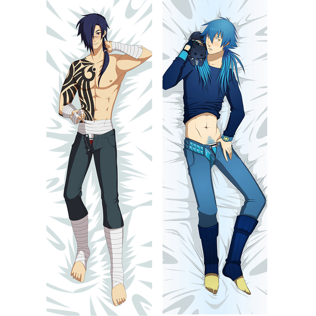 Japanese Anime DRAMAtical Murder Seragaki Aoba Hugging Body Pillow Case Covers Dakimakura 74020