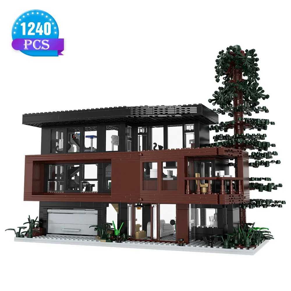 Cullen House Building Set Architecture Blocks Romance Films Fans Vampyre House Creative Present for Adult Halloween ChristmasXJ250102