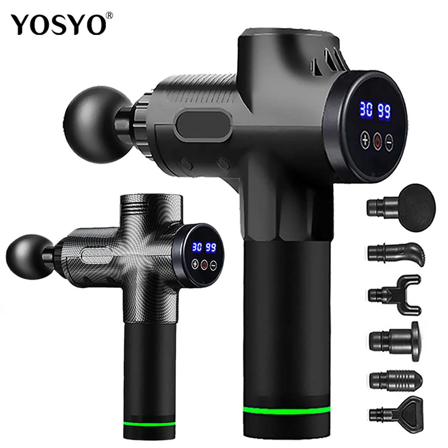Facial massage gun electric Percussion pistol massager used for relaxing and exercising deep tissues and muscles in the neck and back of the bodyW2501