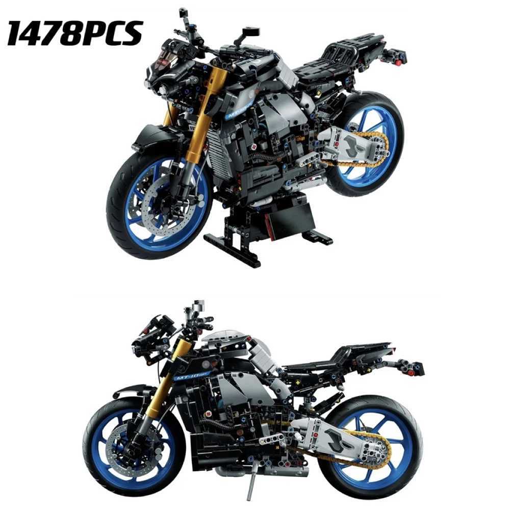 Technical 42159 MT-10 SP Motorcycle Model Building Block Advanced Building Set Adult Building Block Toy Gift Car Series W250102