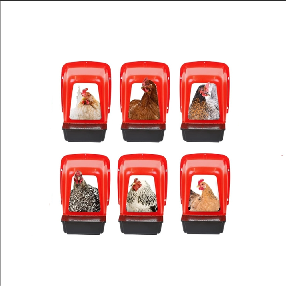 6 Chicken Nesting Boxs, Chicken Nesting Box for Laying Eggs, Heavy Duty Nesting Box, Chicken Nesting Boxes for Laying Egg