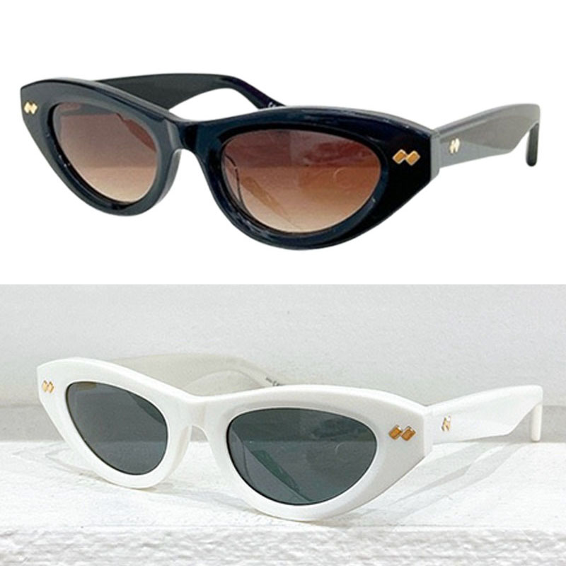 Brand Di Lusso Acetato Ovale Occhiali Da Sole Gatto Bv1350S Acetato Piccolo Tela