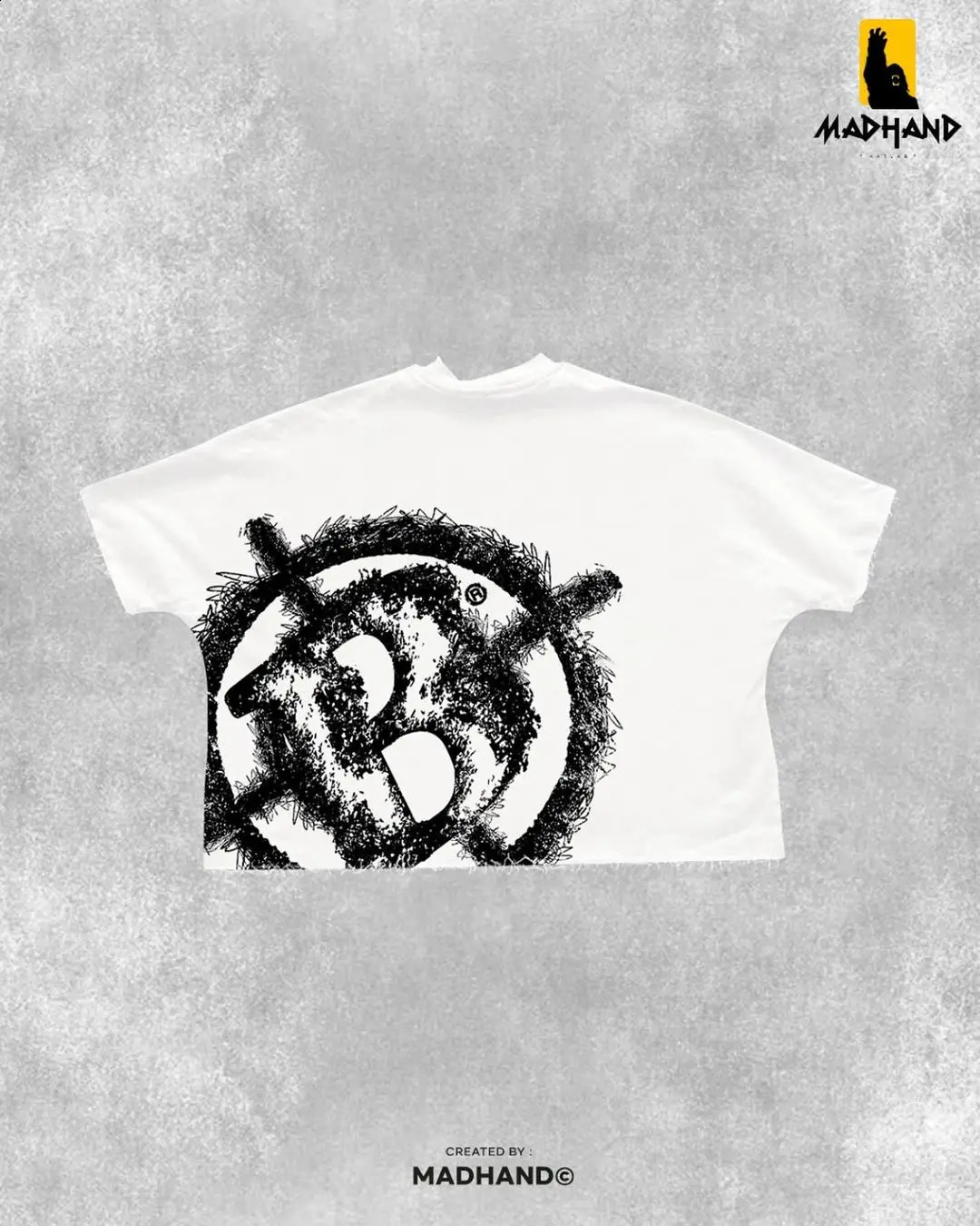 Super sized y2k top Gothic cotton shirt with graphic T-shirt for men couple street Gothic womens clothing Harajuku mens clothing 241231