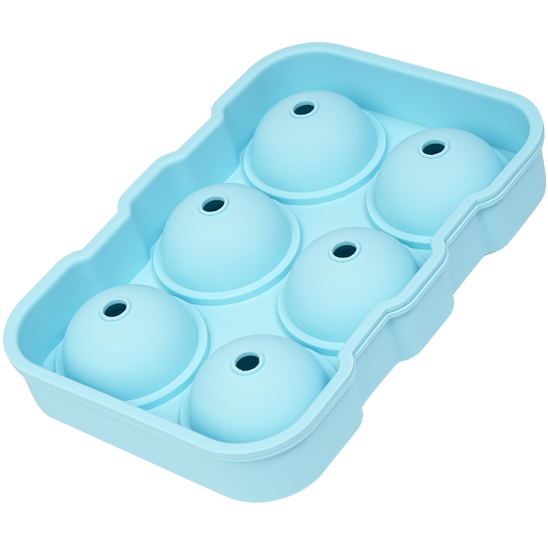 Silicone ice compartment for home use 4 compartments 6 compartments with lid easy to take off the film ice box storage box ice molds