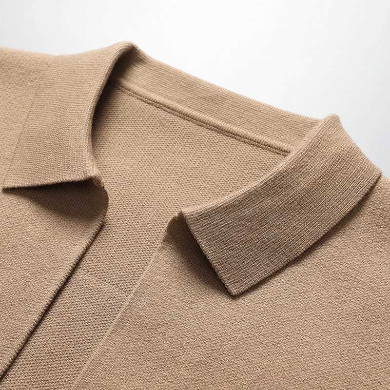 High Quality Autumn/Winter High end Fashion Mens Knitted Coat Designer New Youth Simple Boutique Casual Solid Color Sweater Cardigan T250102