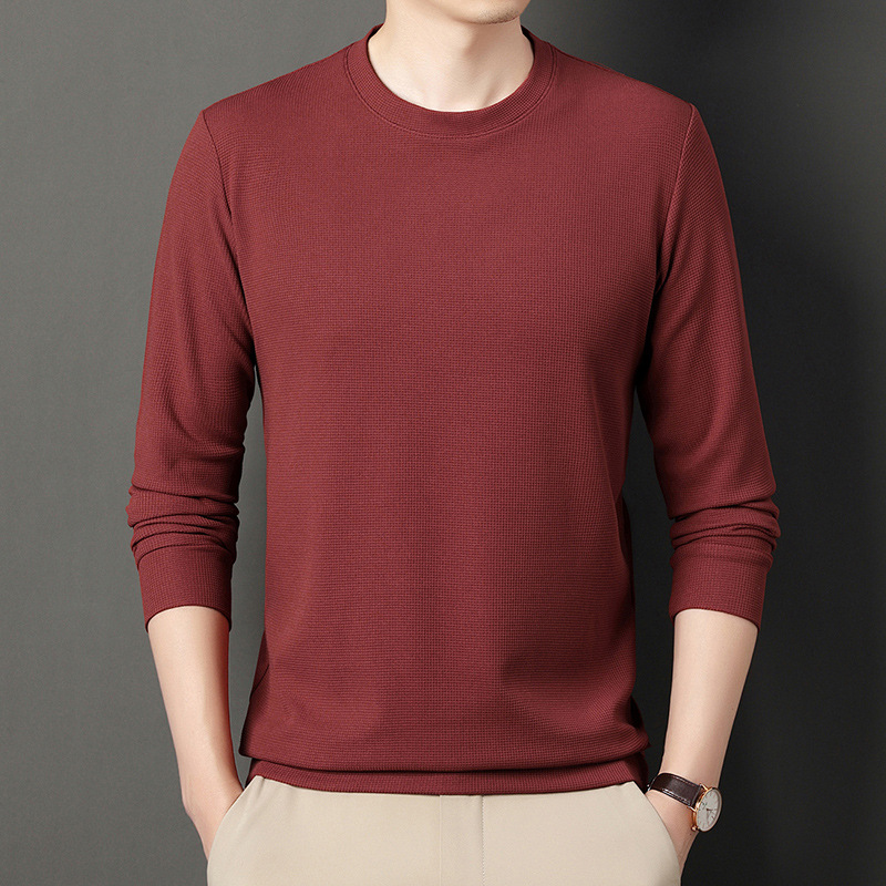 B01011 Round Neck Sweatshirt Men's Fashion Casual Trendy Brand Long Sleeve Men's Clothes
