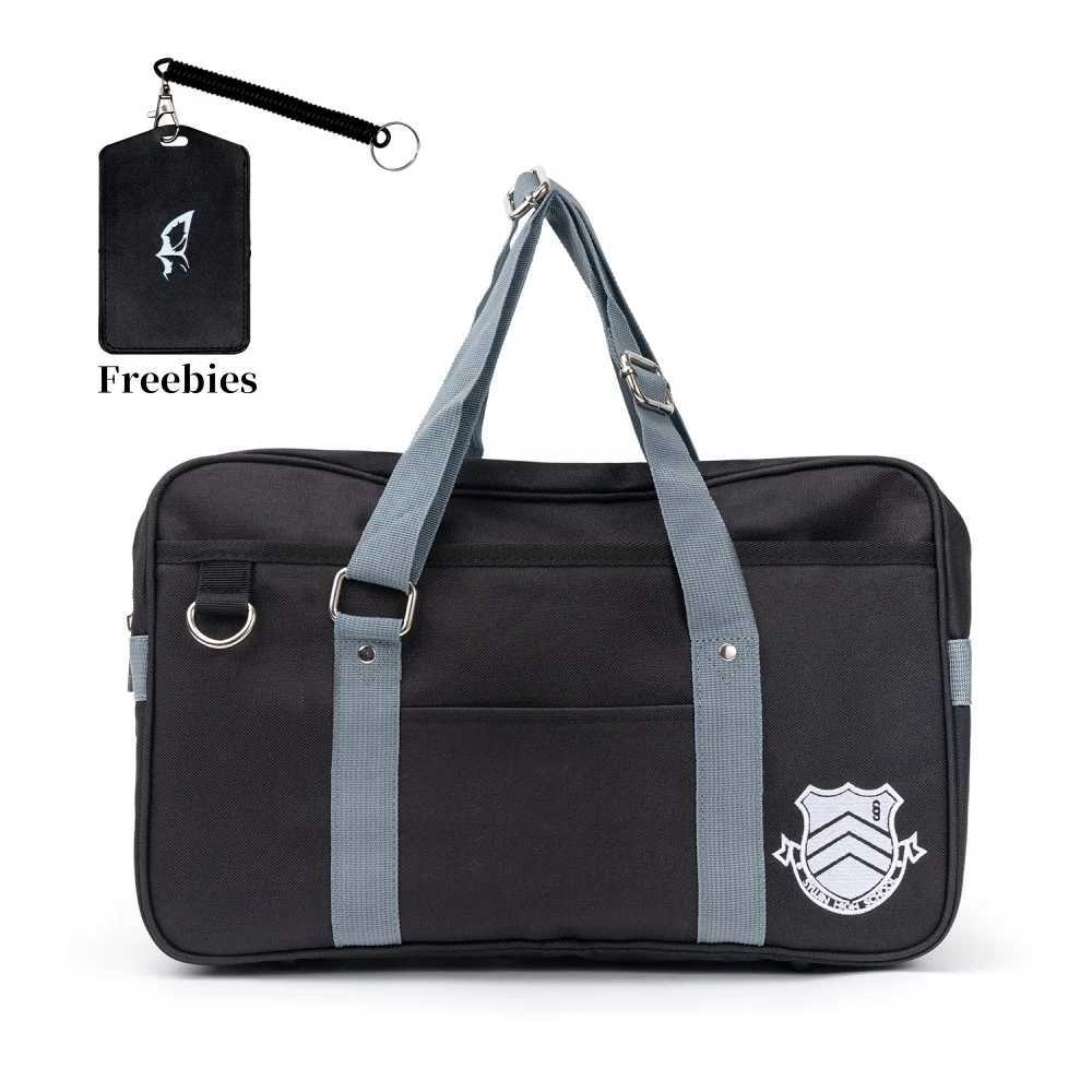 Amamiya Ren Joker Syujin High School cosplay Student JK Uniform Shooter Bag Travel Black Handbag Accessories Y241231