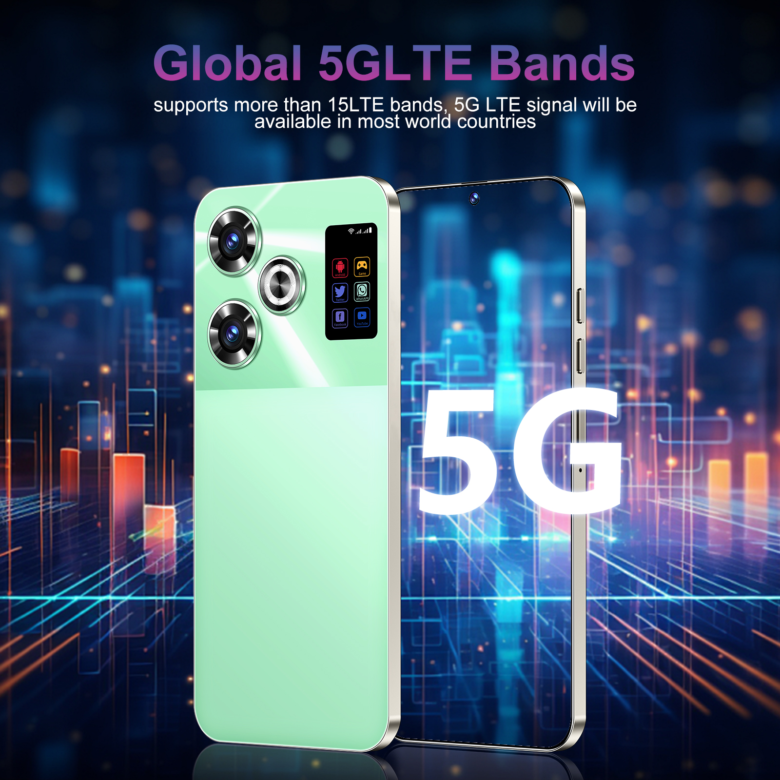7.3-inch cross-border new smartphone M6Pro large screen all-in-one 2+16GB