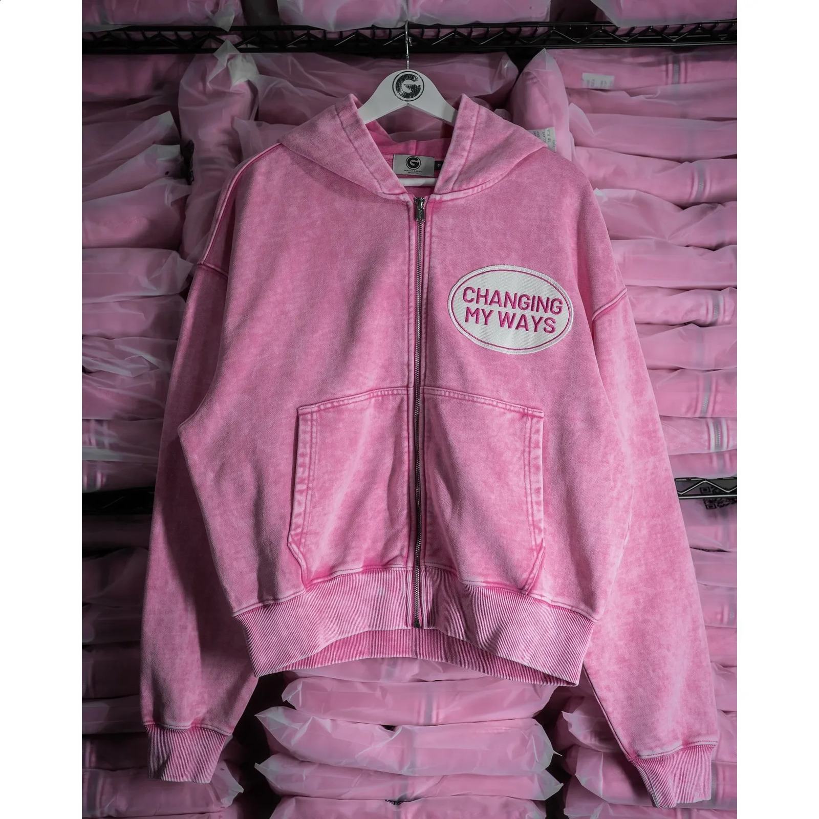 Y2k Vintage Fashion Zipper Hoodies Harajuku Hip Hop Long Sleeve Coats Loose Hooded Sweatshirt American Casual Men Streetwear 241231