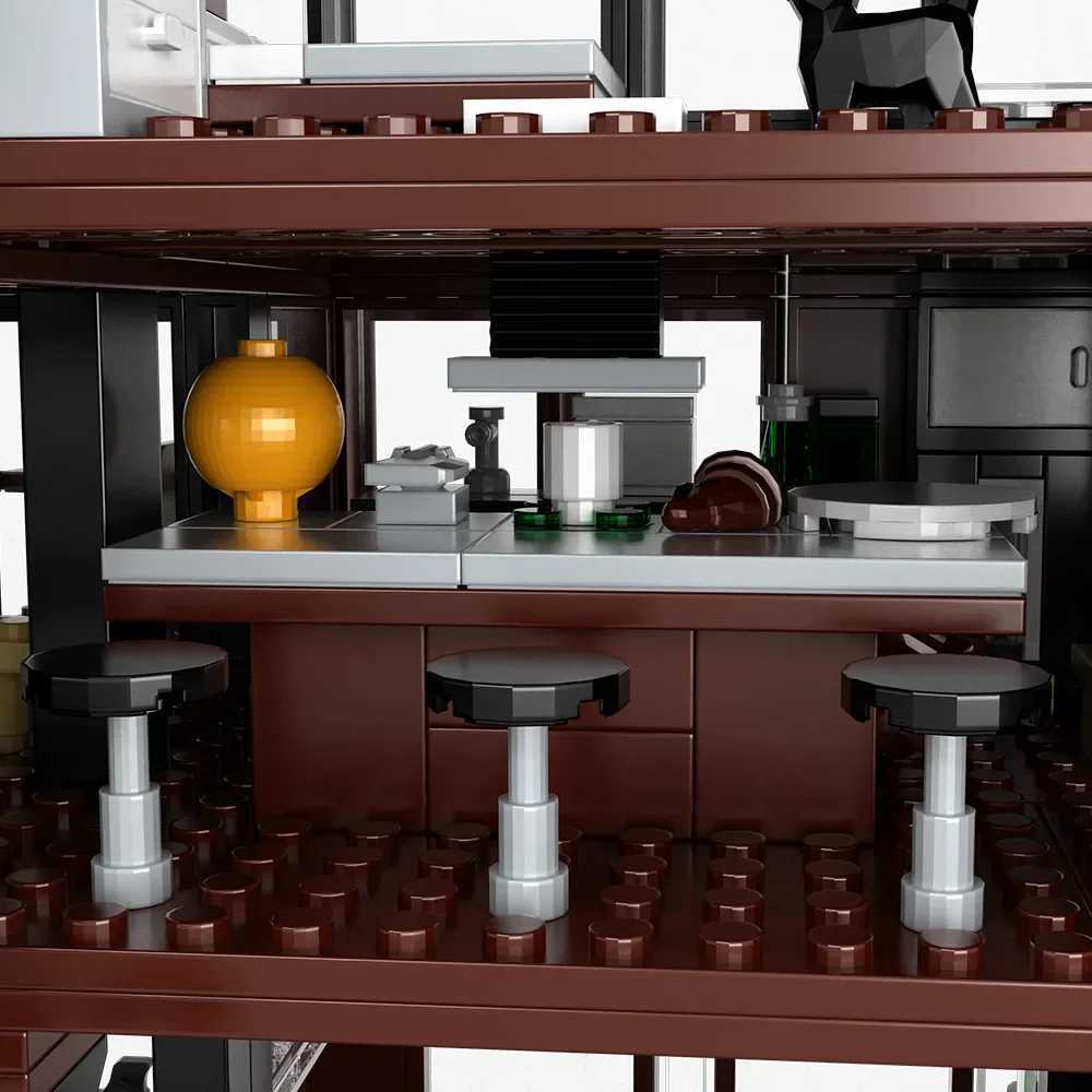 Cullen House Building Set Architecture Blocks Romance Films Fans Vampyre House Creative Present for Adult Halloween ChristmasXJ250102