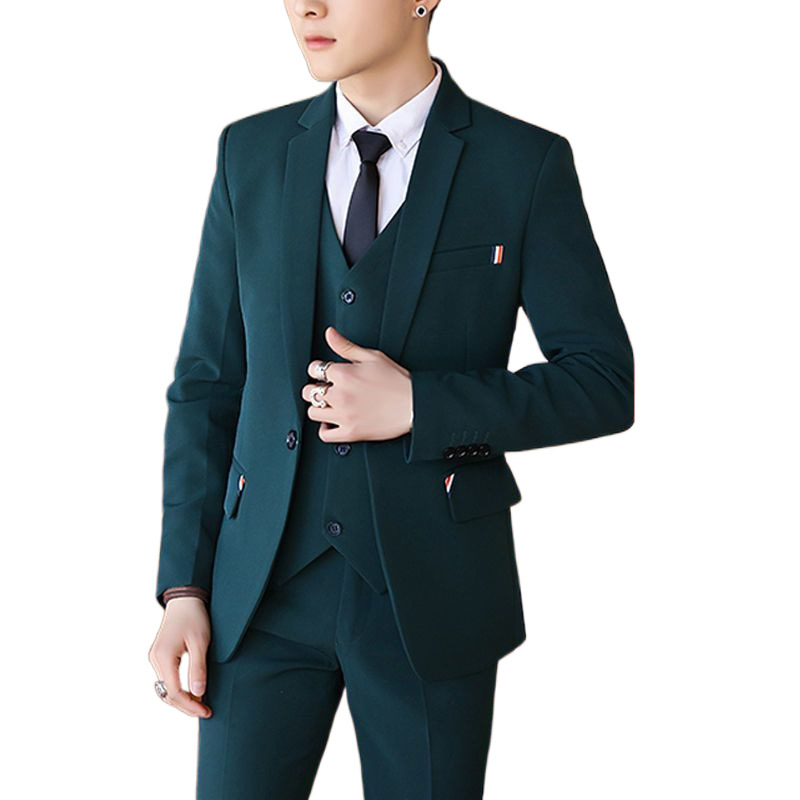 L12Slim suit men's suit casual handsome teenager student suit men