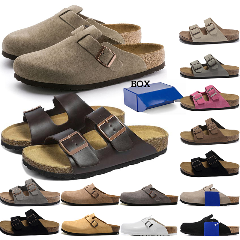Free shipping with box designer slippers for men women slides clogs sandals suede leather sliders buckle strap flip ps sandal mens womens clog isze EUR35-46