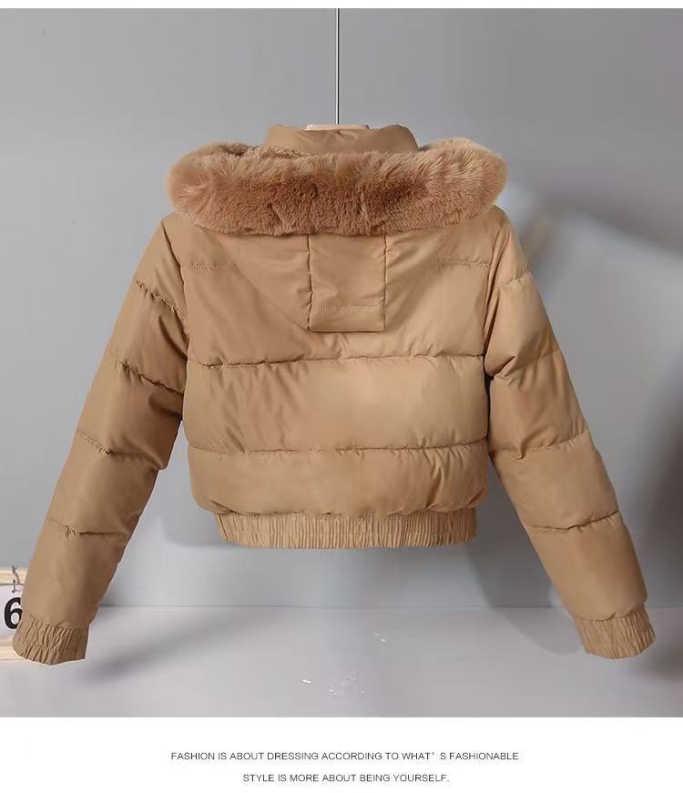 Winter jackets womens large collar Pian designer fox fur thickened Parka Coat Fashion warm hooded coat Asian size M-2XL 62