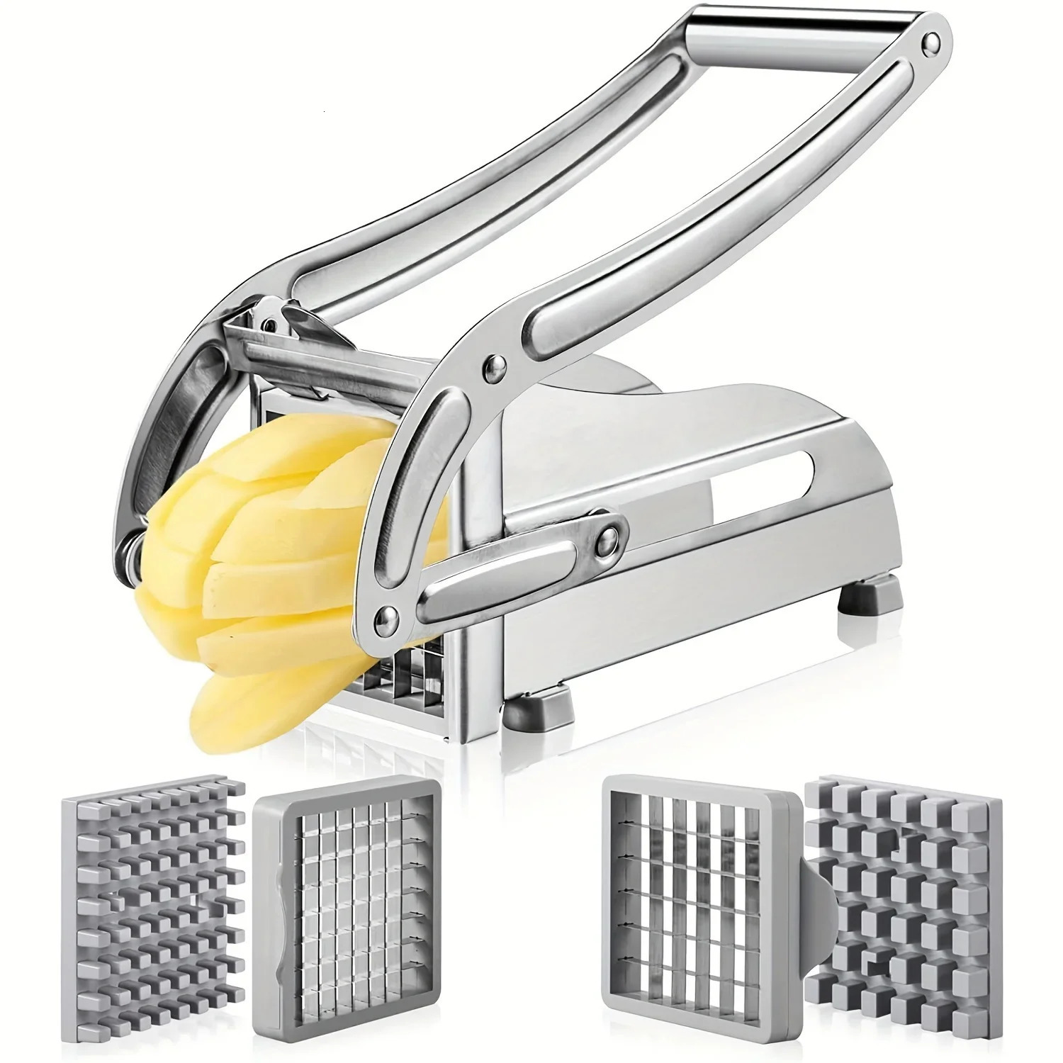 Cutting Potato Machine Multifunction Stainless Steel Cut Manual Vegetable Cutter Tool Potato Cut Cucumber Fruits And Vegetables 241227