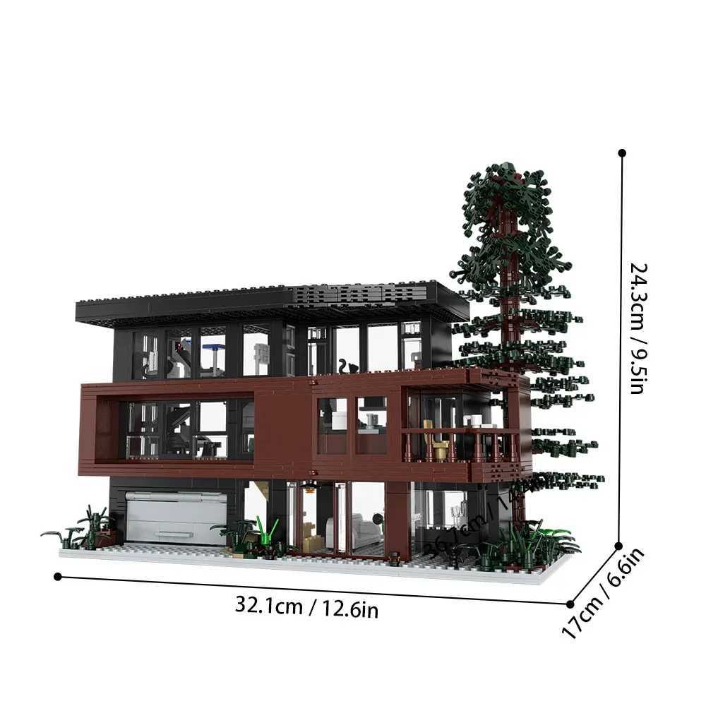 Cullen House Building Set Architecture Blocks Romance Films Fans Vampyre House Creative Present for Adult Halloween ChristmasXJ250102