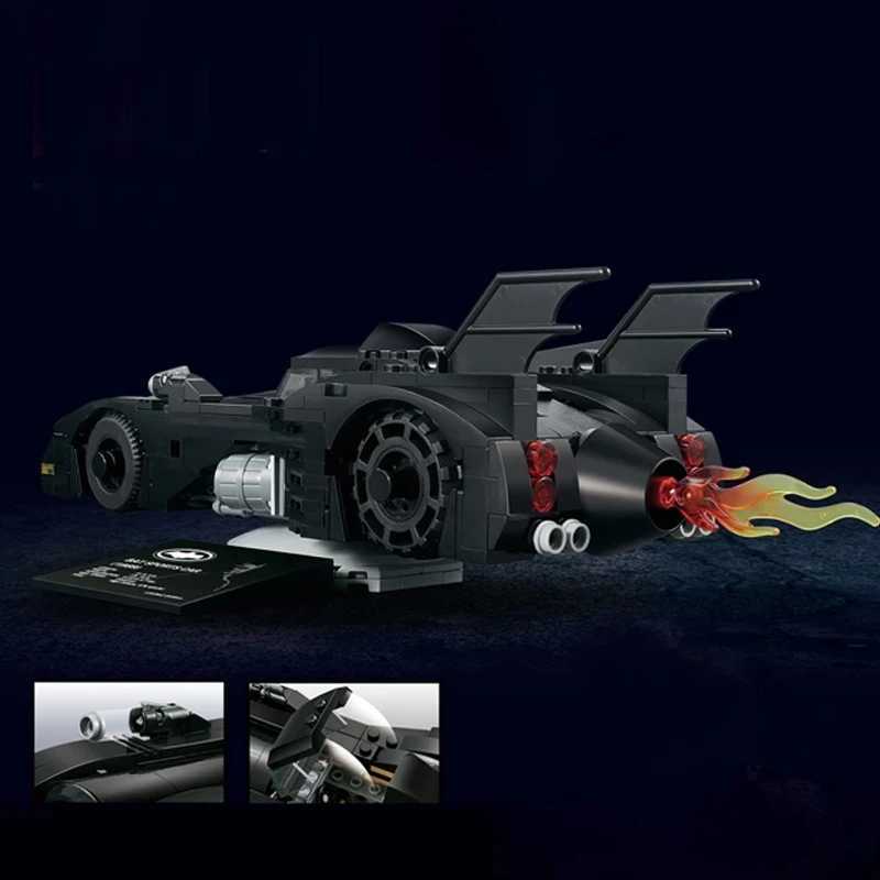Super Hero Series Batmobile Building Blocks 1989 Classic Batmobile Model Building Blocks Toys Childrens Boys Christmas Gifts W250102