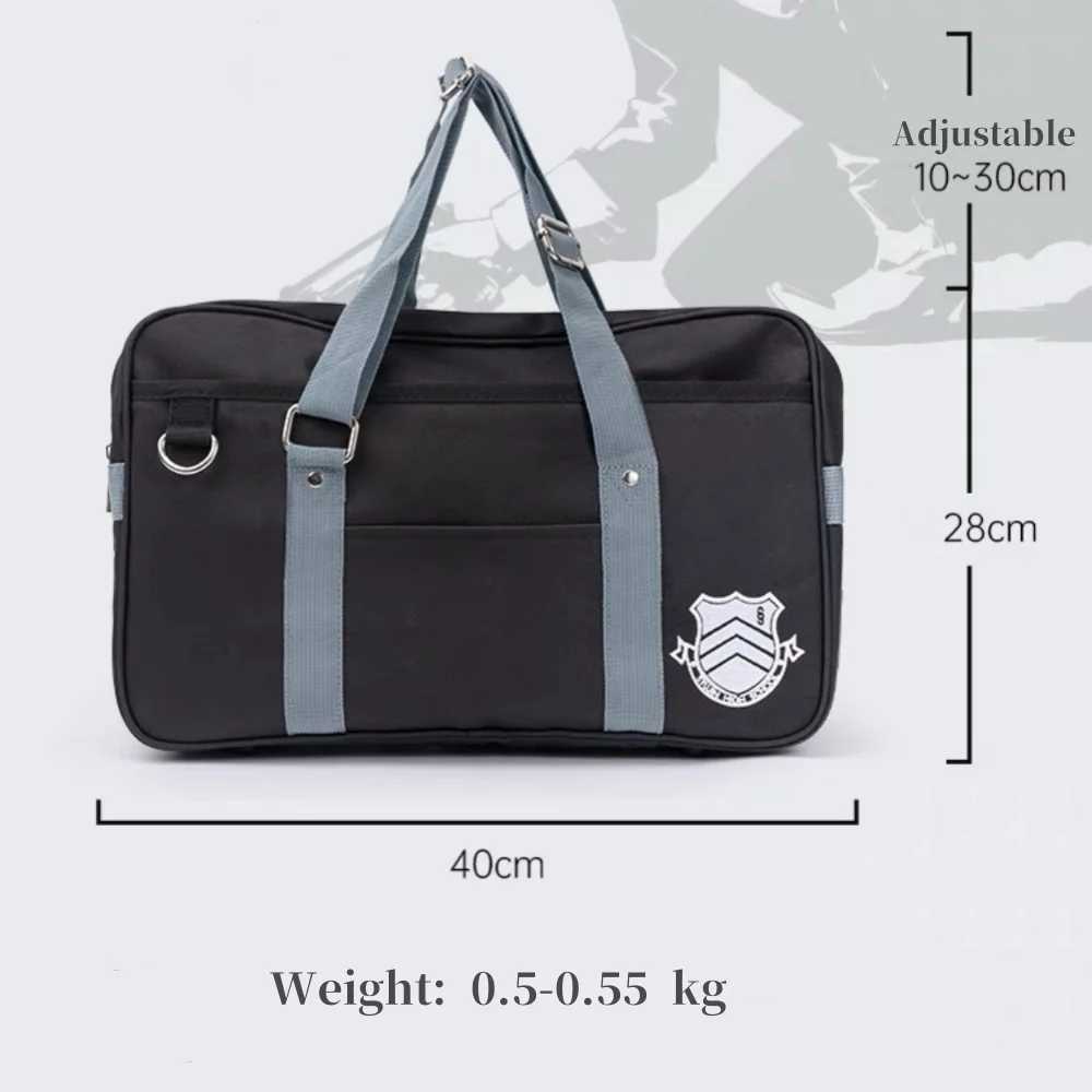 Amamiya Ren Joker Syujin High School cosplay Student JK Uniform Shooter Bag Travel Black Handbag Accessories Y241231