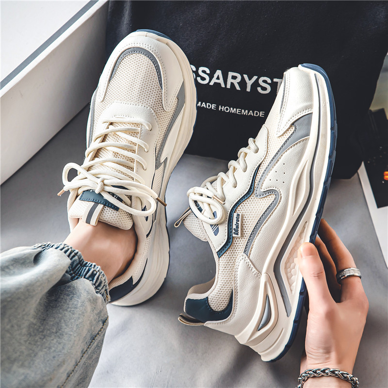Free shipping 2025 new designer running shoes for mens men Platform sneakers trainers Mesh breathable Outdoor Thick soled shoes
