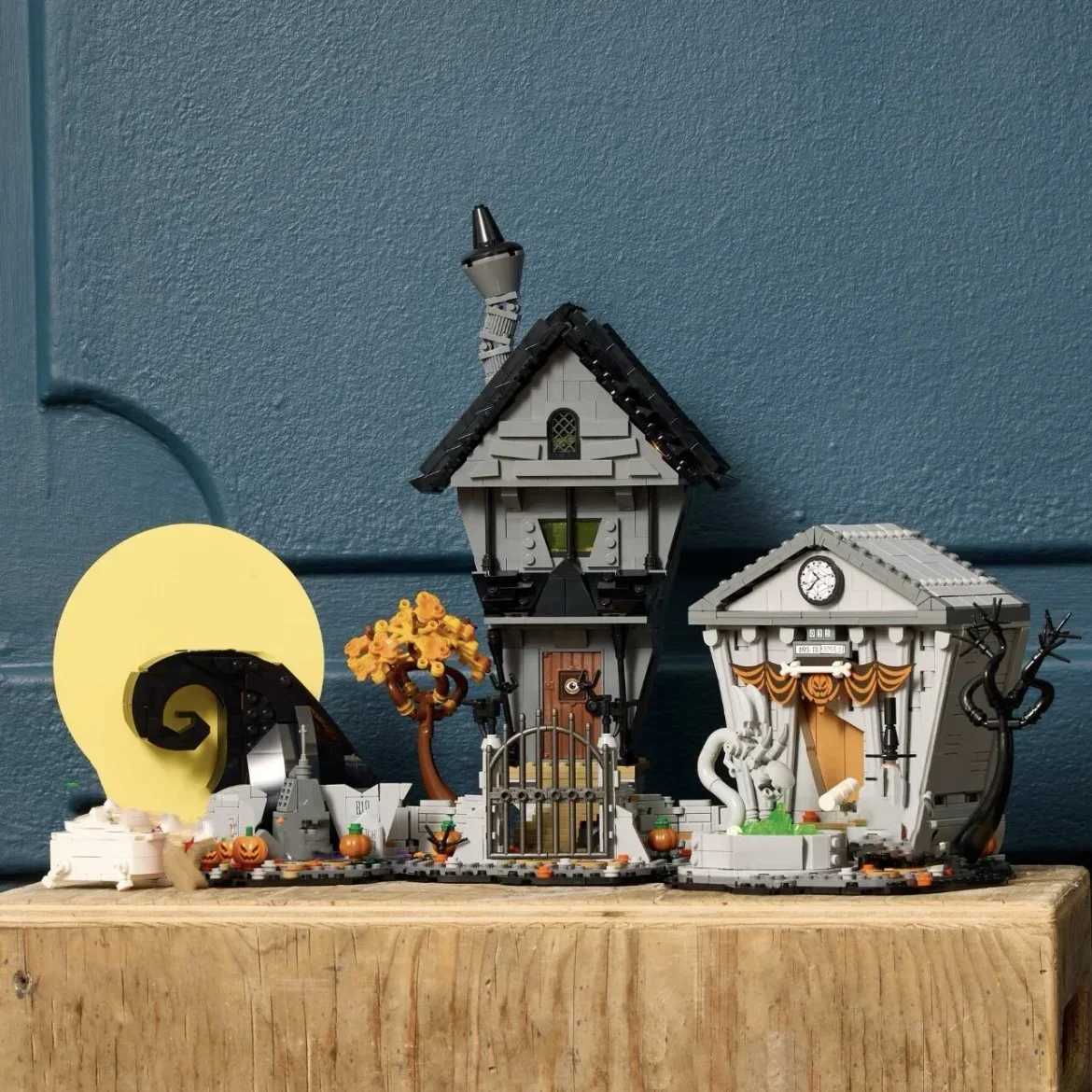 2024 New 21351 The Nightmare Before Christmas Model Building Blocks Hut DIY Bricks Toy for Kids Christmas Halloween GiftsXJ250102