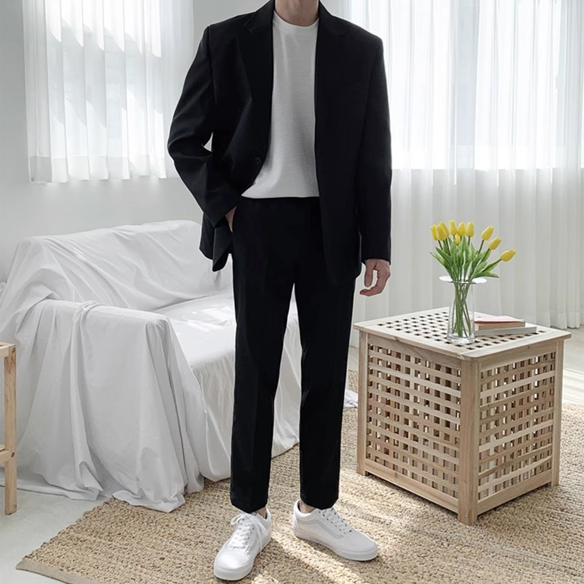 K122Youth Korean style formal college students spring and autumn casual suits