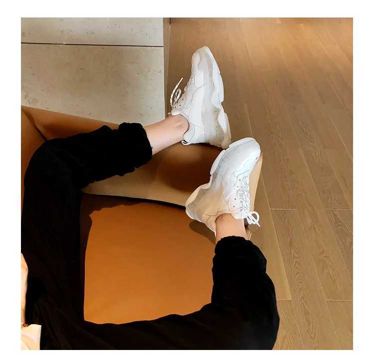 Wen Platform Breathable Sneakers Autumn hot Fashion Casual Shoes 2021 Ankle strap mesh shoes wen Z250301