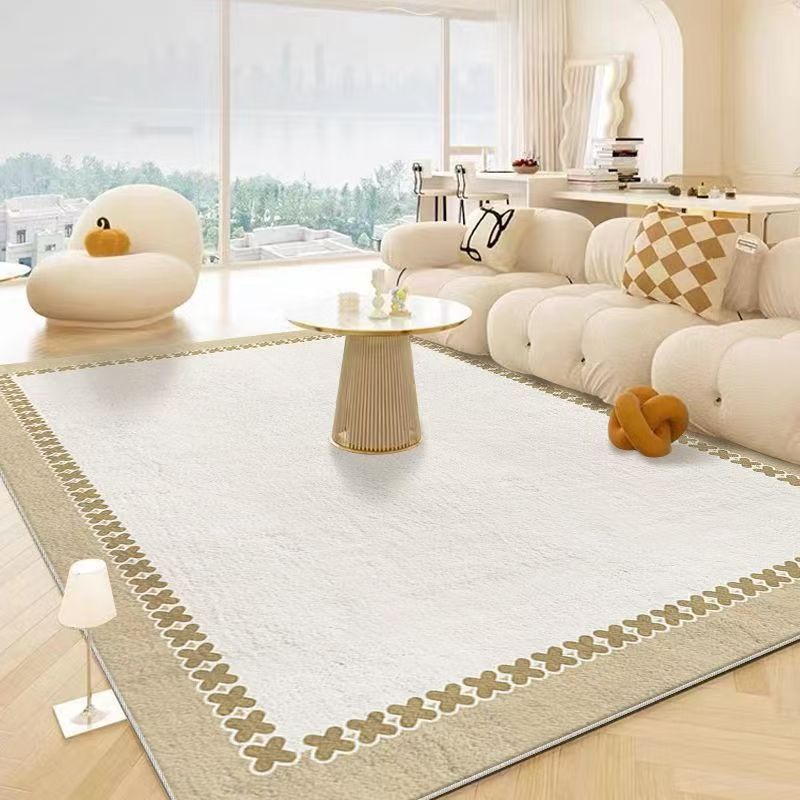 3381-56.9-PTX-Beige Striped Minimalist Rug Comfortable Large Area Living Room Rugs Refreshing Bedroom