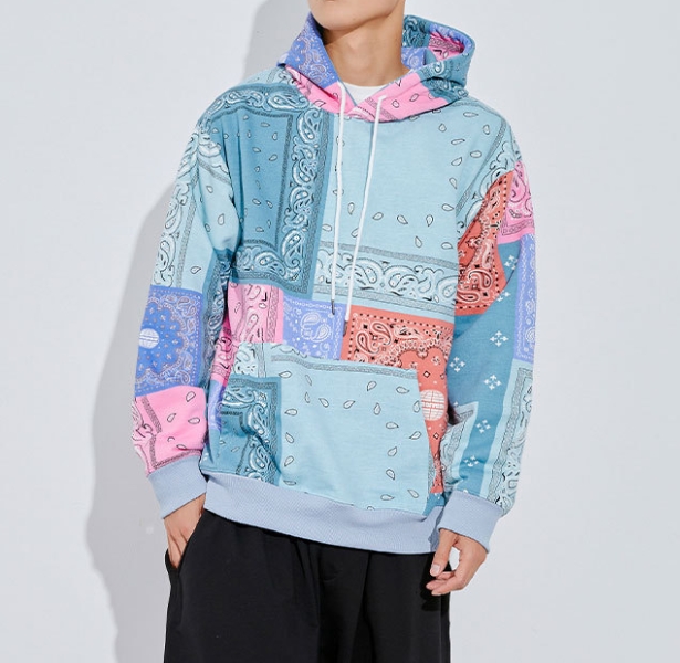 GONTHWID Embroidered Bandana Patchwork Full Zip Hooded Sweatshirts Jackets Harajuku Hip Hop Casual Hoodies Coats Tops Mens T200914