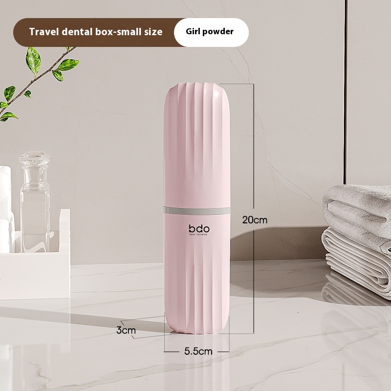 Travel Hygiene Kit with Toothbrush Cup Organizer