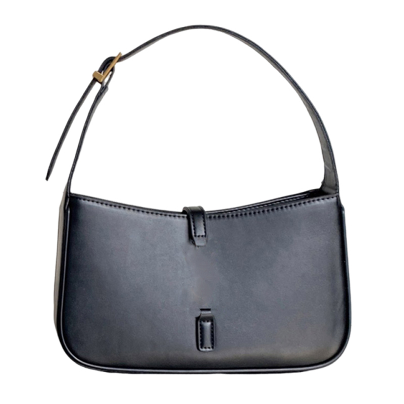 Designer Bright Leather Black White Small Shoulder Bags