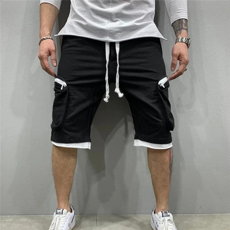 Summer Loose Shorts Mens Running Shorts Sports Shorts Fitness Street Mens Multi Pocket Sports Shorts Freight Sweaters 241231