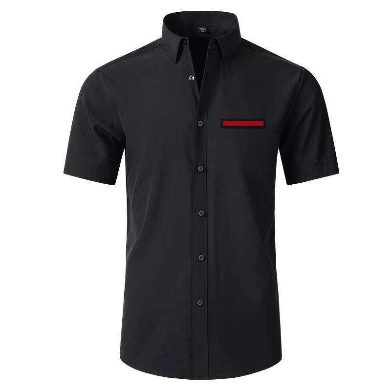 Mens Shirts Designer Polos Men's Dress Shirts Long Sleeve summer Man Shirt Tops Breathable Ice Silk Men's Tees & Polos