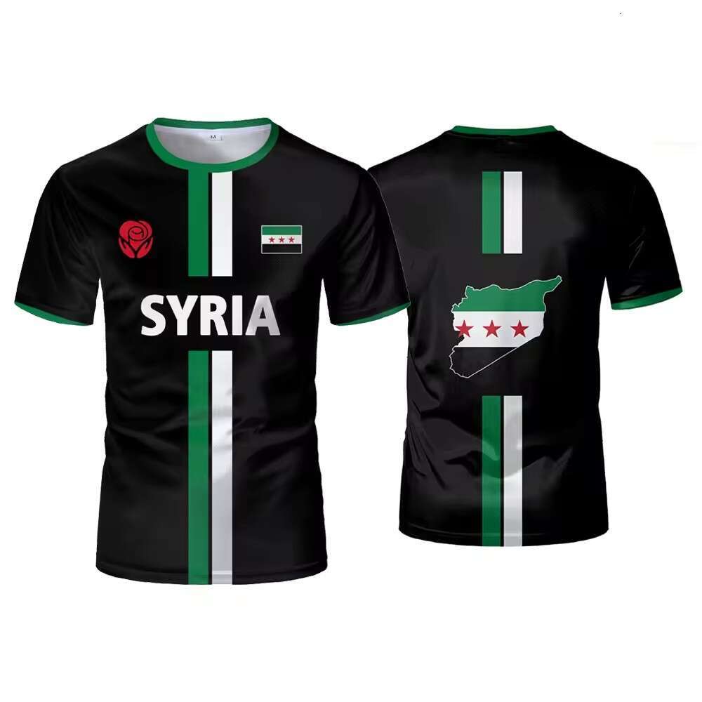 Syrian Sensation -3D Printed Casual Street Clothing Men's Short sleeved T-shirt
