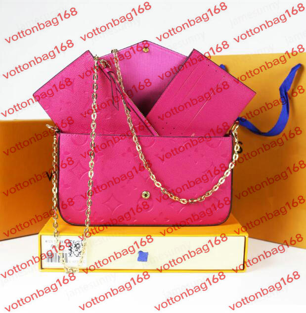 8A Designer Bag 3 Multi FELICIE POCHETTE Chain Bags Handbags Crossbody Purse Fashion Women Shoulder Bags Lady The Totes Bag Female backpack