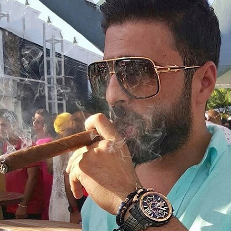 Steampunk Pilot Sunglasses Luxury brand design Fashion Classic grandmaster four Style Retro Gradient lens Sunglasses Men Vintage Sun Glasses Oculos JH