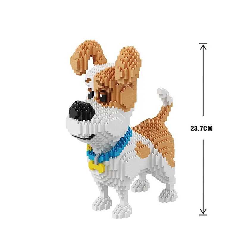 Free shipping Micro-Particle Building Blocks for Children Pet Dog and Cat Animal Assembly Model Ornaments DIY Educational Toys Teaching Gif