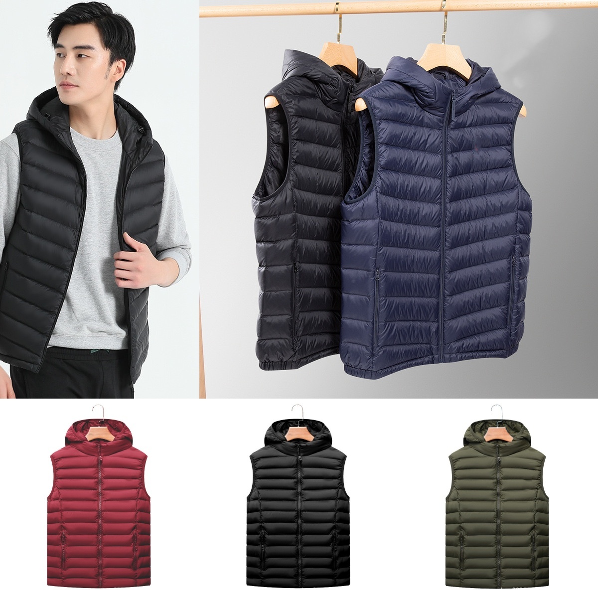 Vest Mens Waistcoat Winter Down Designer Puffer Vests Unisex Couple Bodywarmer Womens Jacket Sleeveless Outdoor Warm Thick Outwear Clothing asian size M-4XL