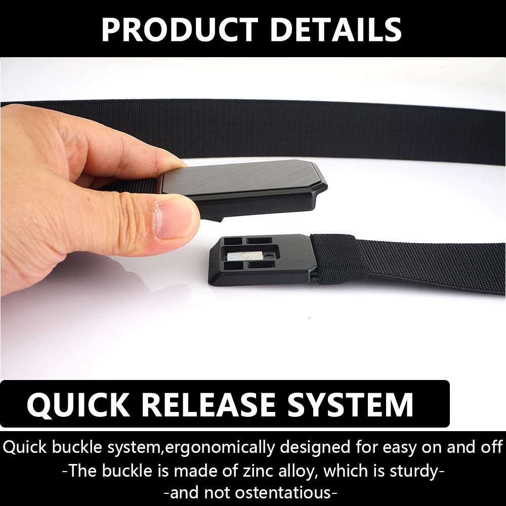 TUSHI Men Army Outdoor Hunting Magnetic Tactical Belt Multi Function Combat Survival Quality Marine Corps Canvas For Nylon Belt 250102