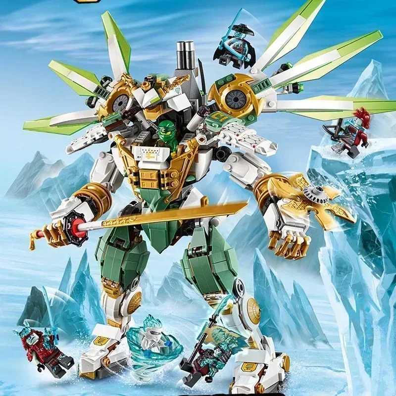 929pcs Lloyd Titan Mech Building Blocks with Figures Fit 70676 DIY Toys for Children Birthday Christmas Gift W250102