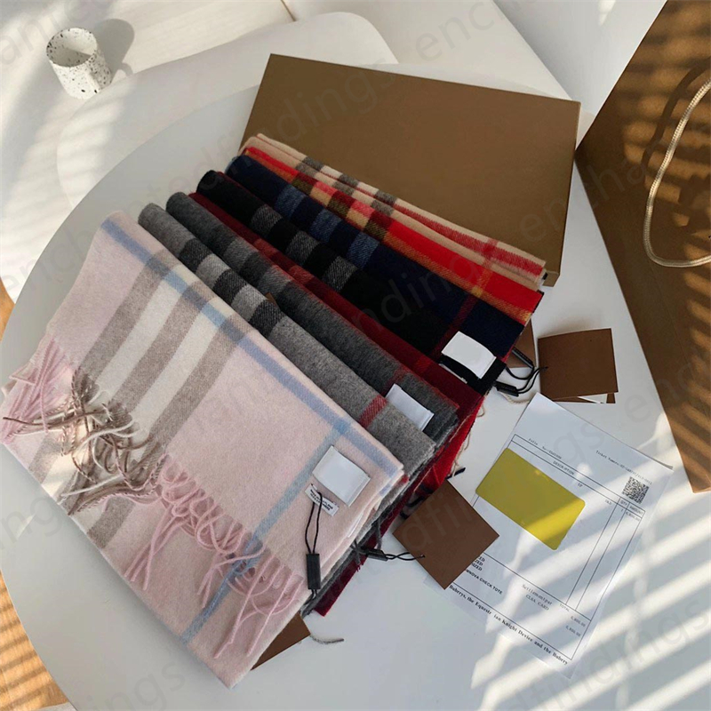 designer scarf for women Thick Warm scarf luxury winter luxury designer Fashion scarf designers classic Plaid scarves New Scarf Embroidered cashmere