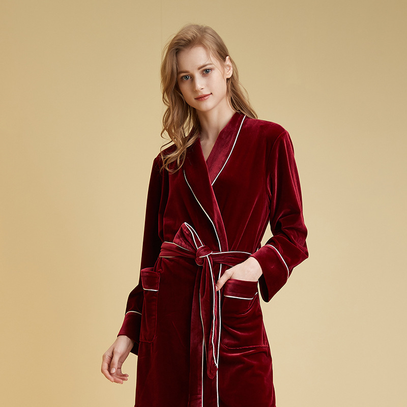 B611-Autumn new style ruffled lace long-sleeved dress nightdress ladies sweet loose French pajamas princess style
