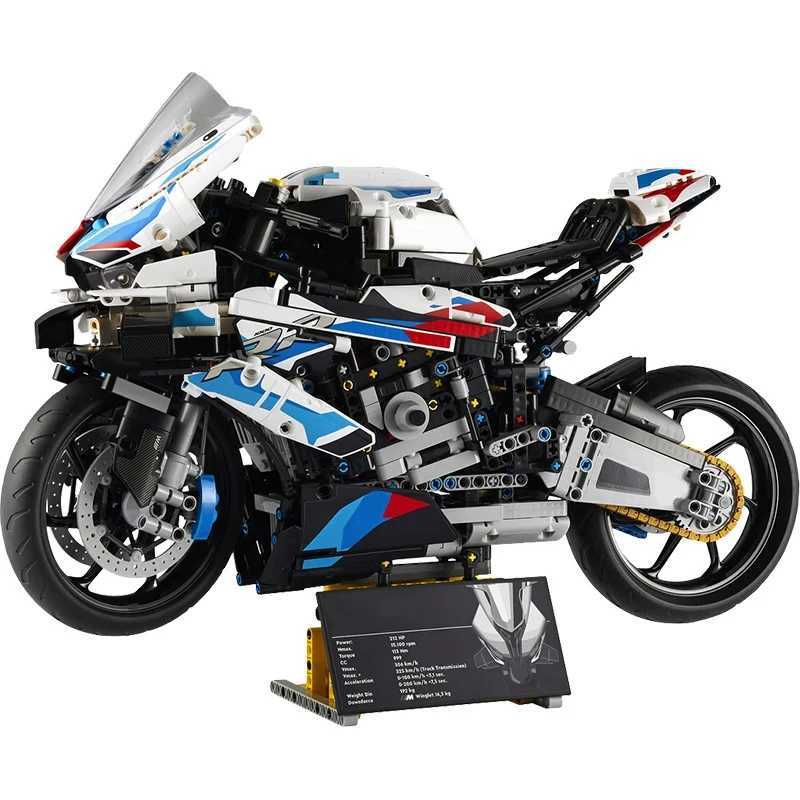 42130 motorcycle 1000 RR model building block set 1920 pieces of blocks MOC toys for Christmas and Easter gifts W250102