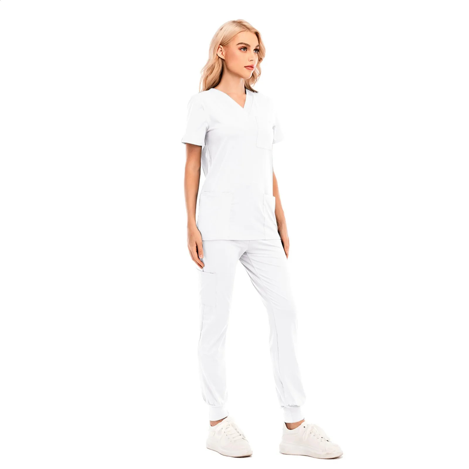 Multicolor Uniforms Hospital Nurse Scrubs Set Unisex Nurses Accessories Dental Clinic Beauty Salon Uniform 241231