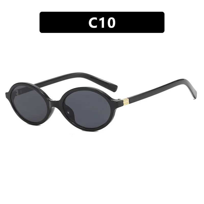 Retro oval sunglasses new womens luxury brand designer small oval anti blue light glasses retro fashion mens leopard eye glassesXJ250402