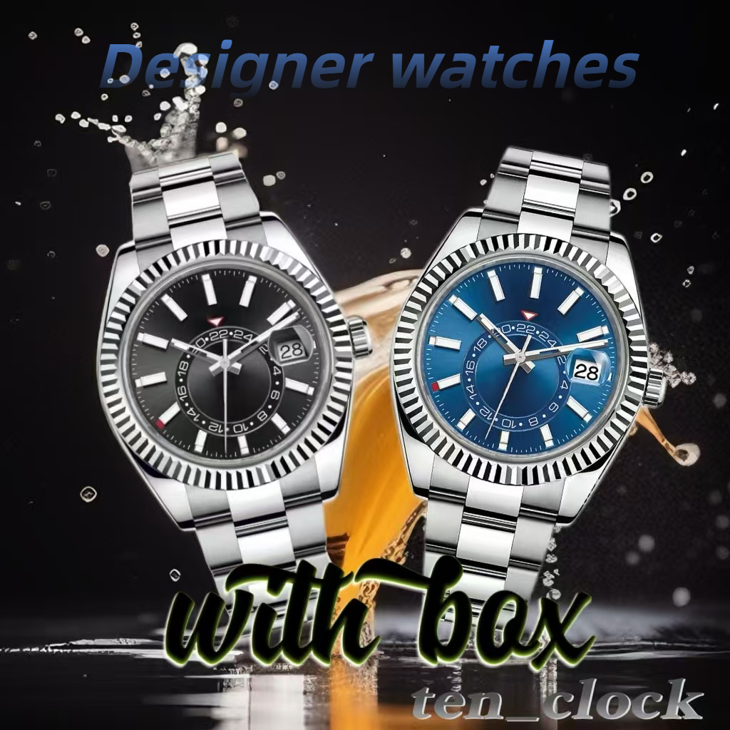 mens watch automatic mechanical calendar 41mm watch stainless steel mens luminous business waterproof table
