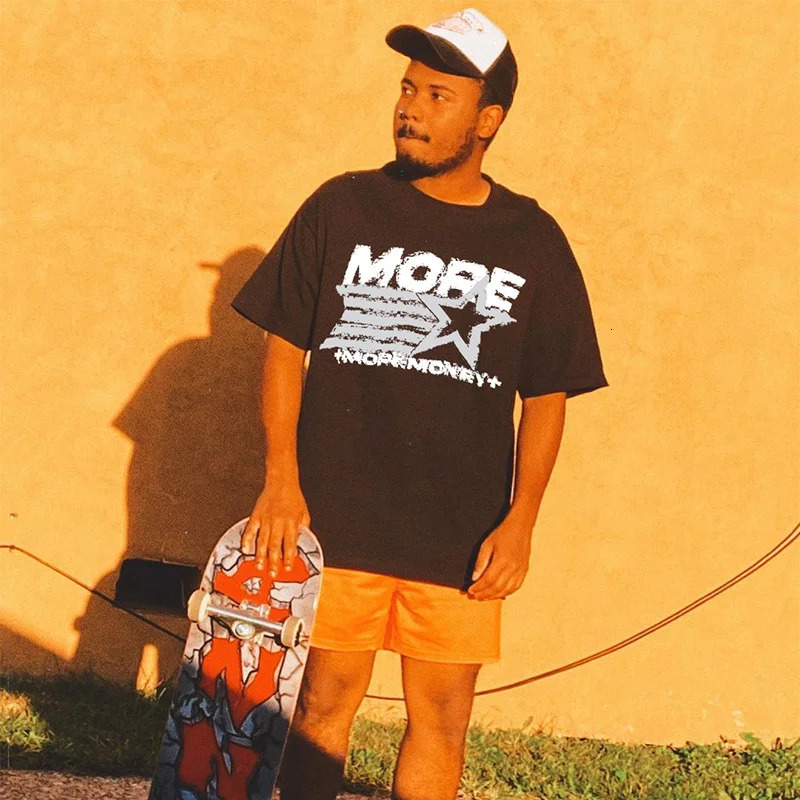 Men Tshirt Oversized Cotton Star Y2k Streetwear Harajuku Short Sleeve Tee Tops Graphic Vintage Aesthetic Korean Fashion Clothing 241231