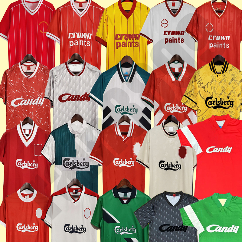 retro football jersey retro jersey DALGLISH MCMANAMAN TORRES RUSH BARNES GERRARD football kits vintage goalkeeper FOWLER 95 jersey