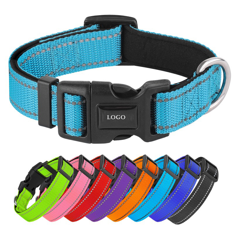 Factory Customazition Dog Collar Sublimation Print Strap Pet Collar Neoprene Anti-String Neck Pet Collar Small & Medium Dogs Multi Colour Nylon Reflec